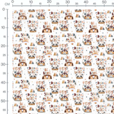 Tissu - Animaux et textes inspirants