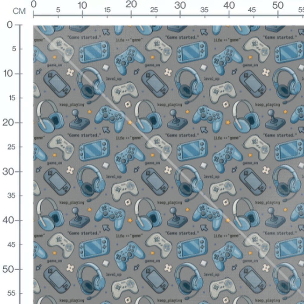 Tissu - Accessoires bleus étoilés