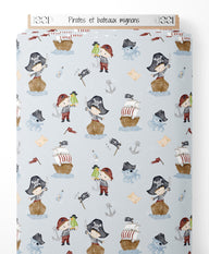 Tissu - Pirates et bateaux mignons