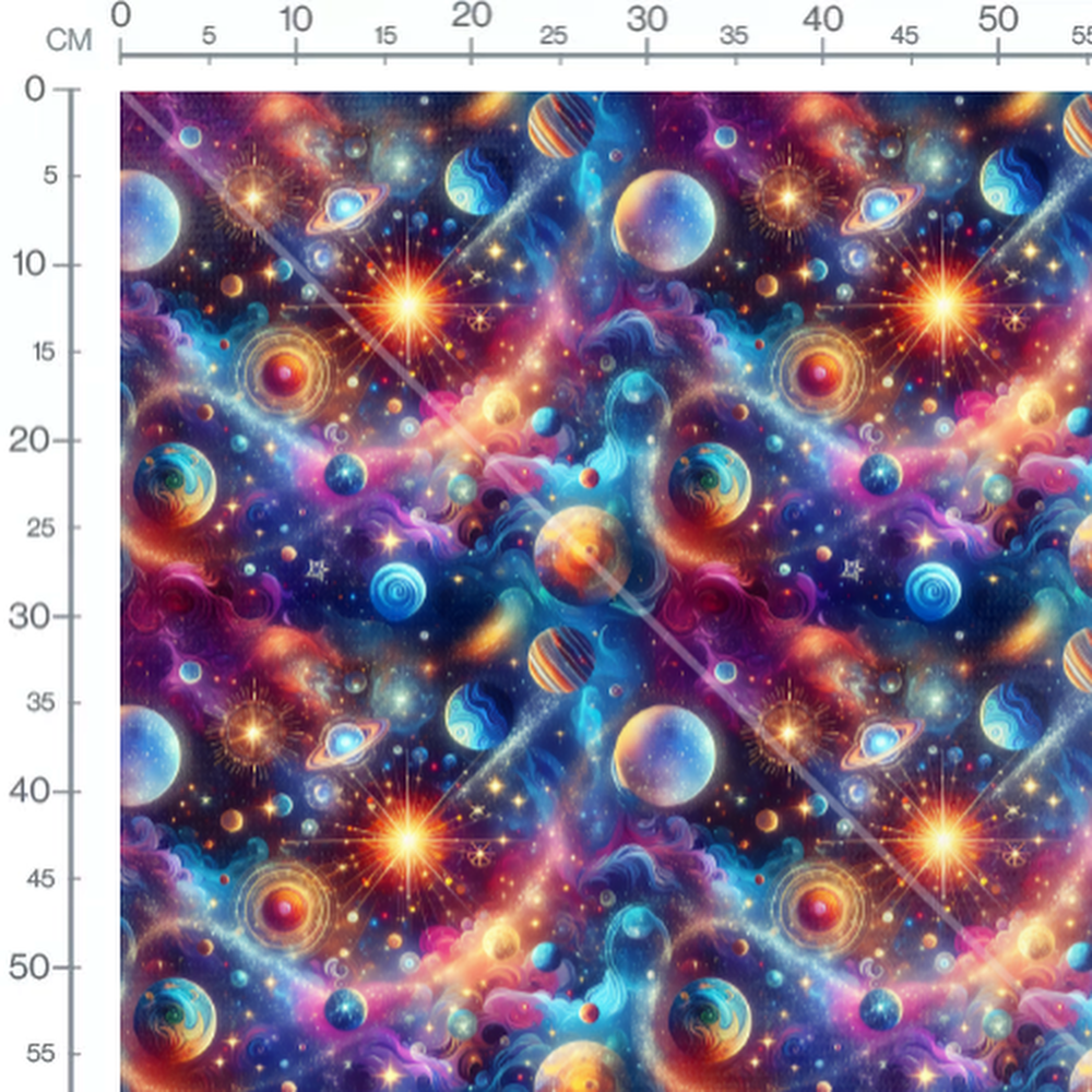 Tissu - Tissu Espace Galaxie