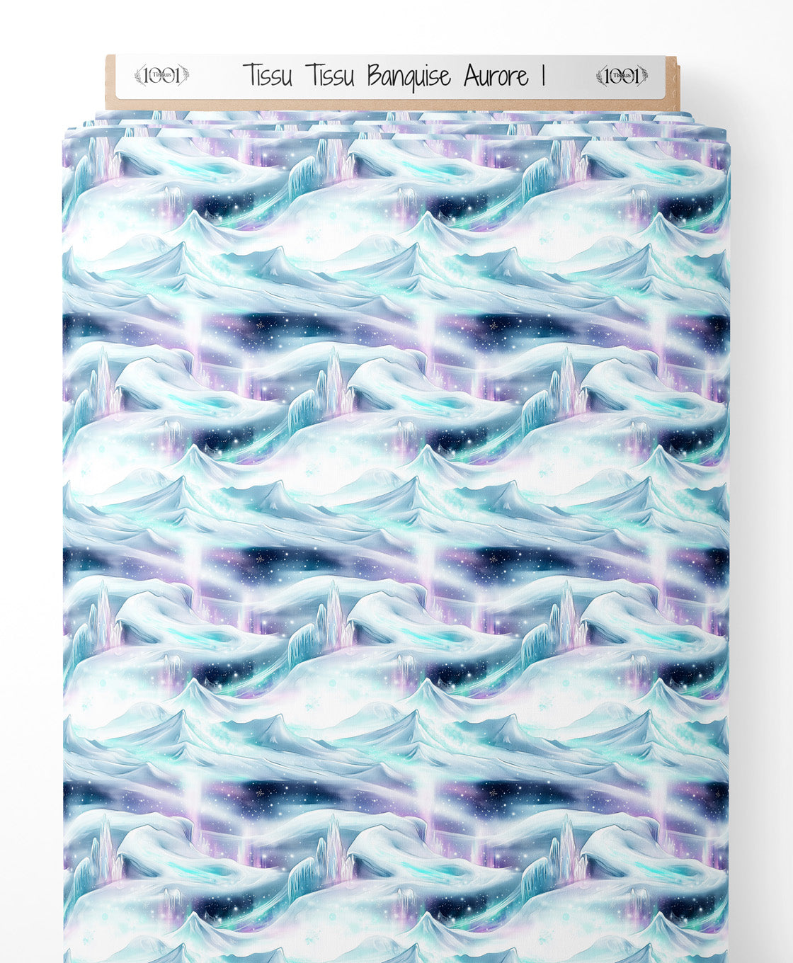 Tissu - Tissu Banquise Aurore 1