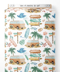 Tissu - Vans et planches de surf