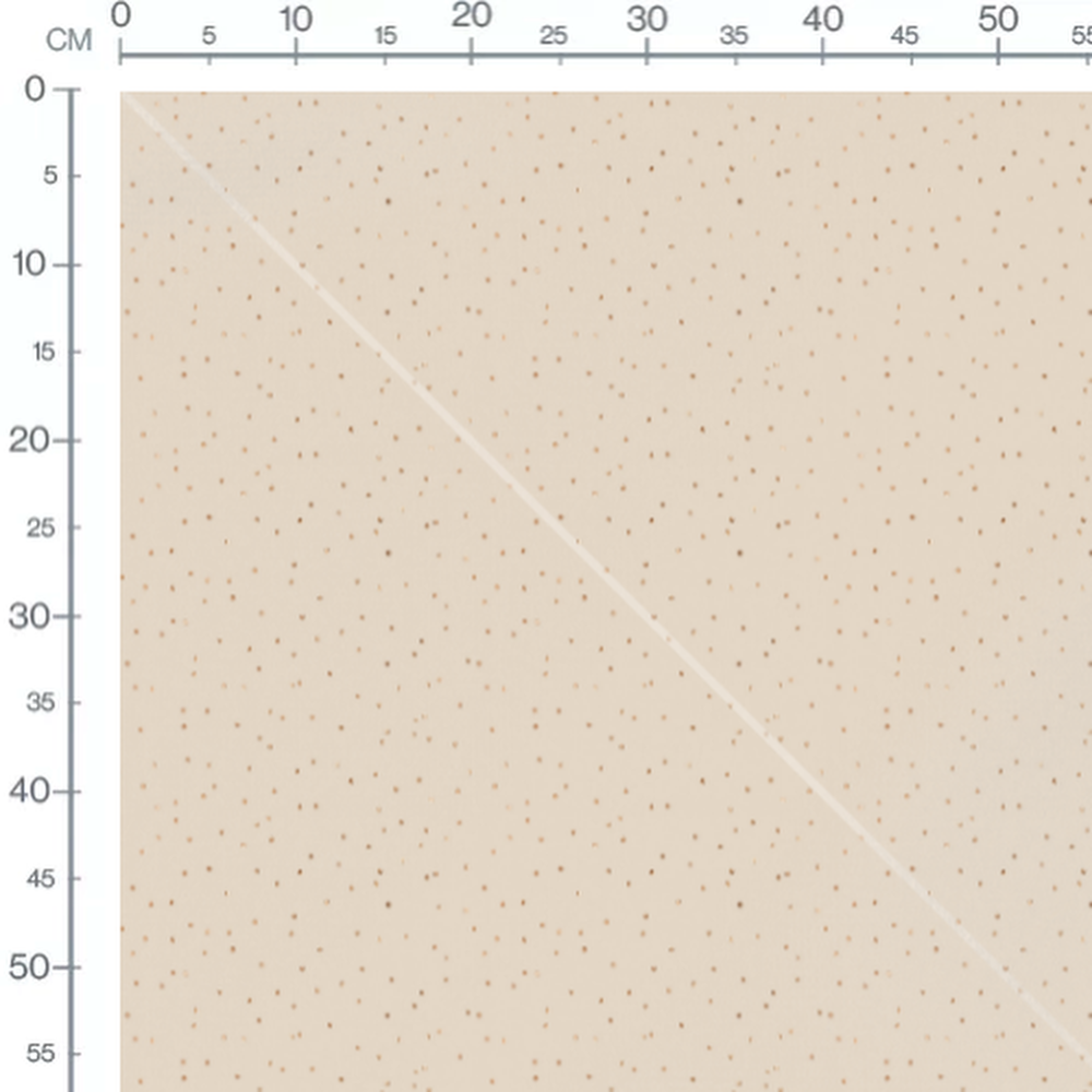 Tissu - Pois dorés sur beige