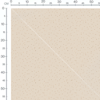 Tissu - Pois dorés sur beige