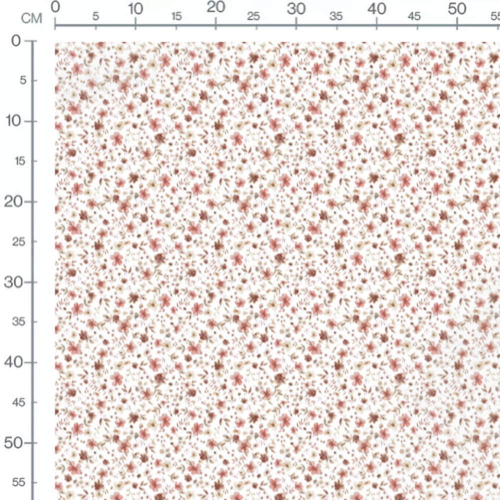Tissu - Végétaux dorés scintillants