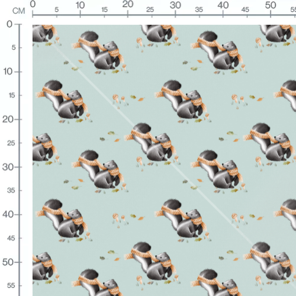 Tissu - Petits animaux écharpes