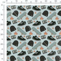 Tissu - Tissu Skater Energy Grand Motif