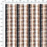 Tissu - carreaux ecossais marron et noir