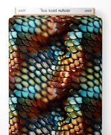 Tissu - lezard multicolor