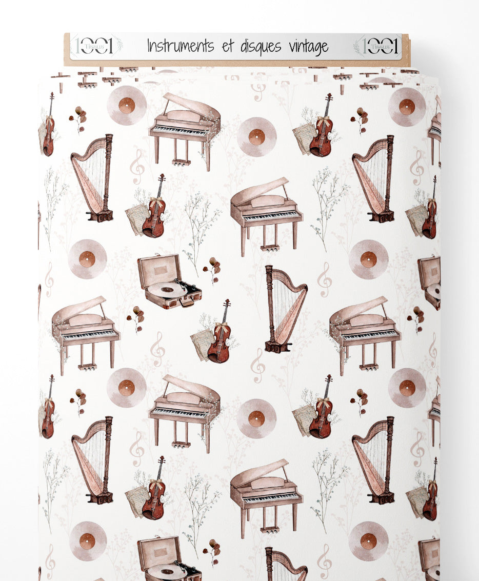 Tissu - Instruments et disques vintage