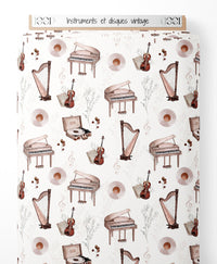 Tissu - Instruments et disques vintage