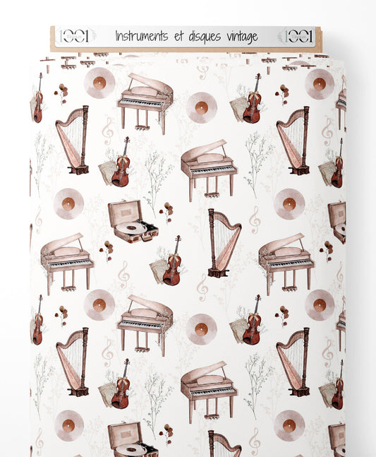 Tissu - Instruments et disques vintage