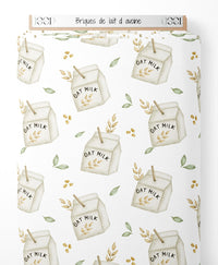 Tissu - Briques de lait d'avoine