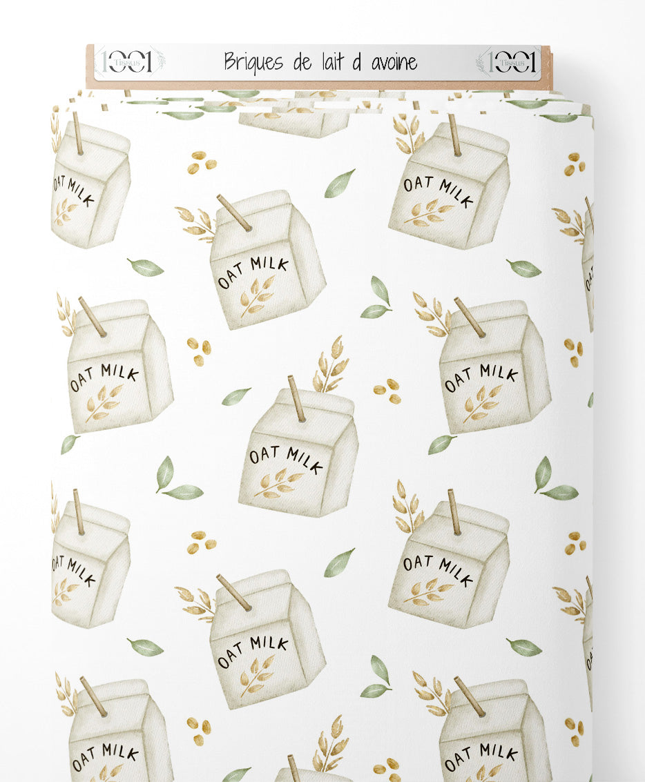 Tissu - Briques de lait d'avoine