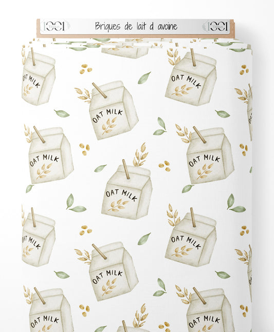 Tissu - Briques de lait d'avoine