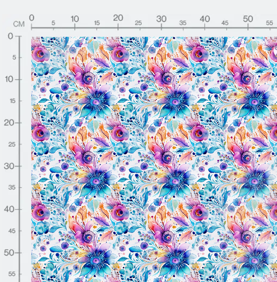 Tissu - Fleur paisley 5