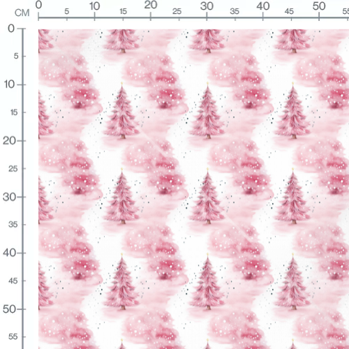 Tissu - Noel rose 2