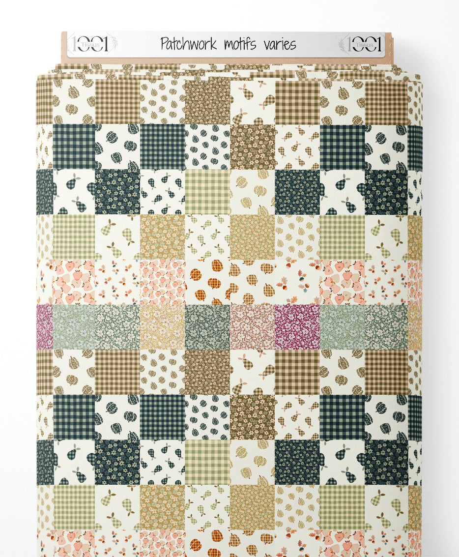 Tissu - Patchwork motifs variés