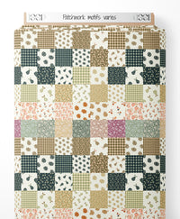 Tissu - Patchwork motifs variés