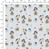 Tissu - Pirates et bateaux mignons