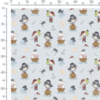 Tissu - Pirates et bateaux mignons