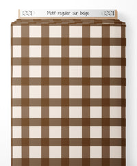 Tissu - Motif régulier sur beige
