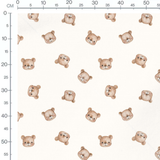 Tissu - Petits oursons aquarelle