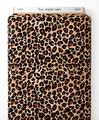 Tissu - leopard ivoire