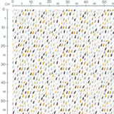 Tissu - Gouttes colorées variées