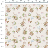 Tissu - Tigres joyeux sur balançoires