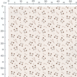 Tissu - Pandas apaisants sur beige