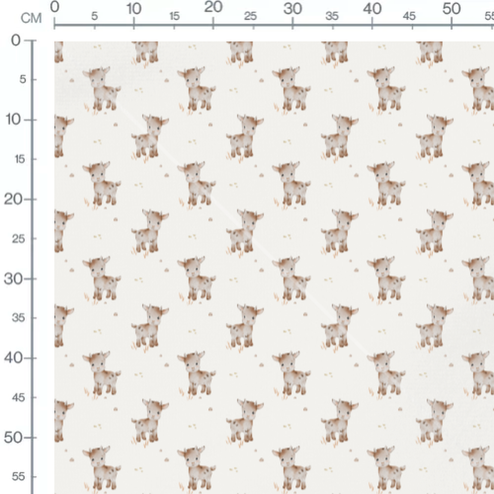 Tissu - Petits chevreaux adorables