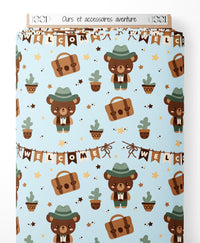 Tissu - Ours et accessoires aventure