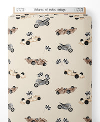 Tissu - Voitures et motos vintage