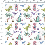 Tissu - Dinosaures fête et cadeaux