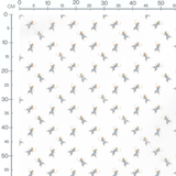 Tissu - Danseuses couronne dorée