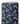 Tissu - Fleurs bleues sur fond sombre