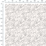 Tissu - Tissu Grossesse Line Art