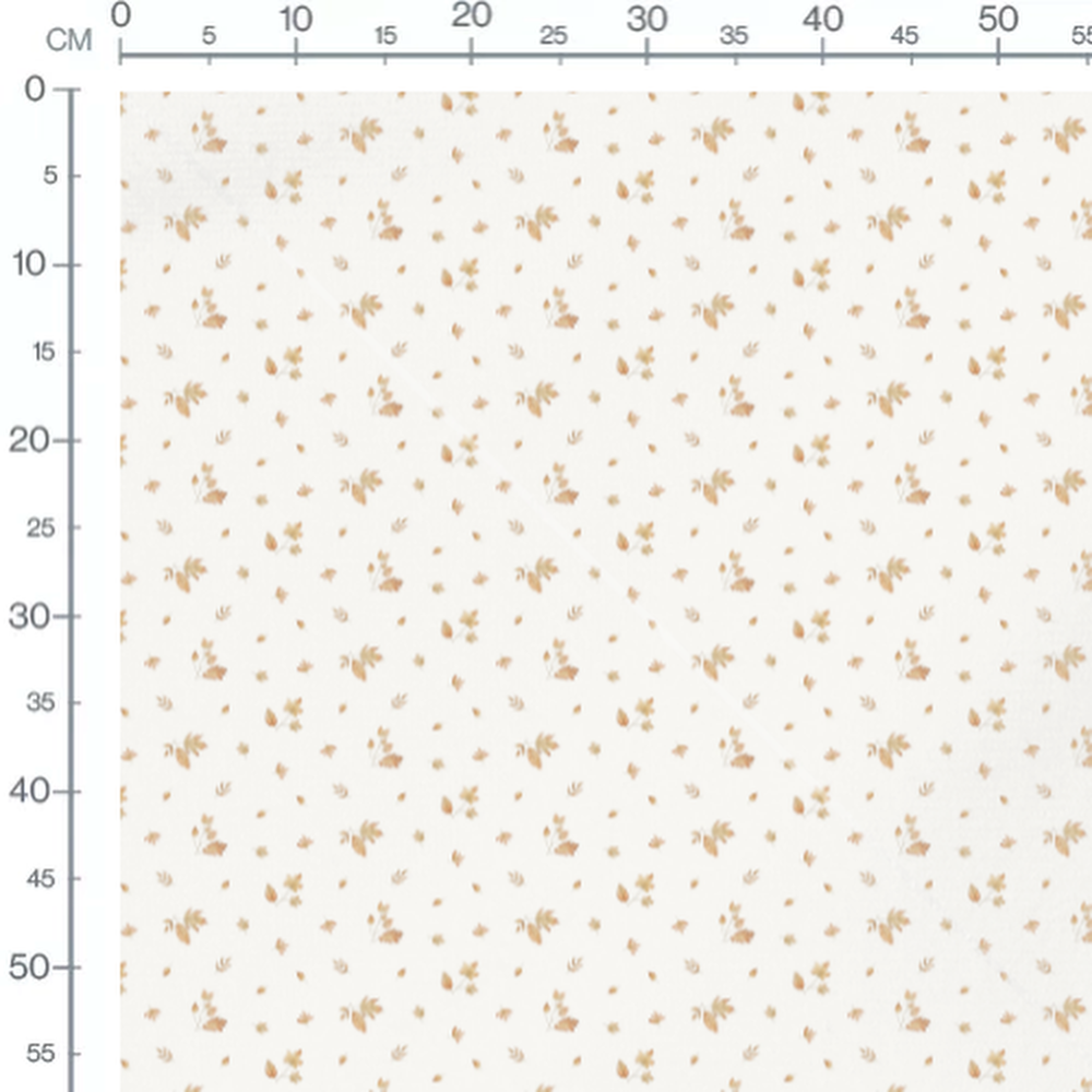 Tissu - Feuilles d'automne dispersées