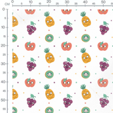 Tissu - Lapins et ours en fête