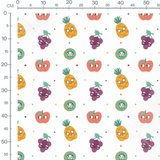 Tissu - Animaux de ferme sur blanc 2