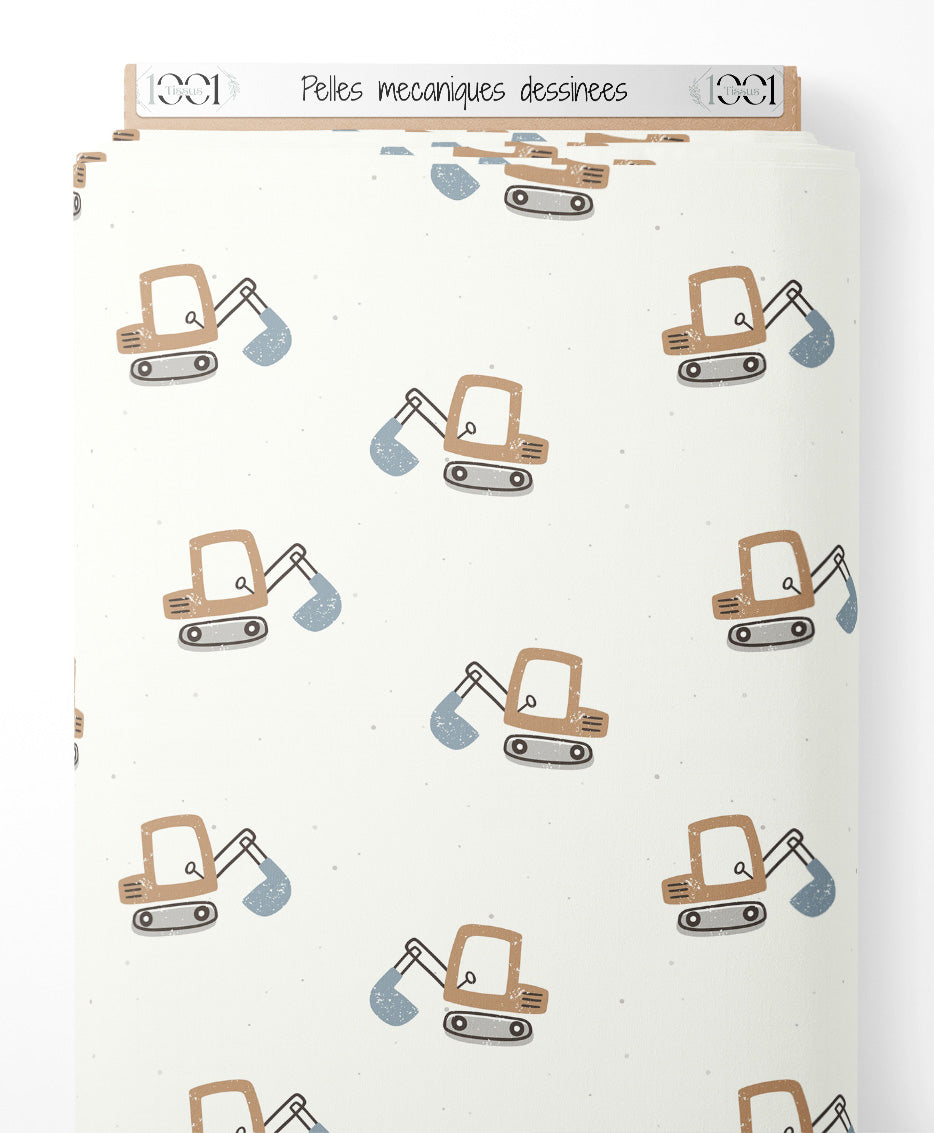 Tissu - Pelles mécaniques dessinées