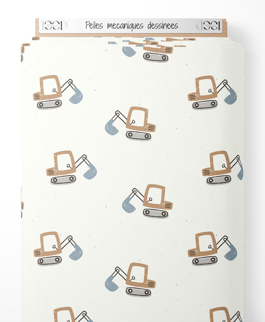 Tissu - Pelles mécaniques dessinées