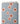 Tissu - Fleurs roses et bulles blanches
