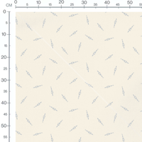 Tissu - Parapluies gris sur fond beige