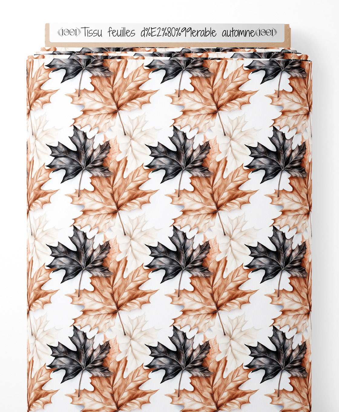 Tissu - feuilles d’erable automne
