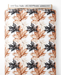 Tissu - feuilles d’erable automne