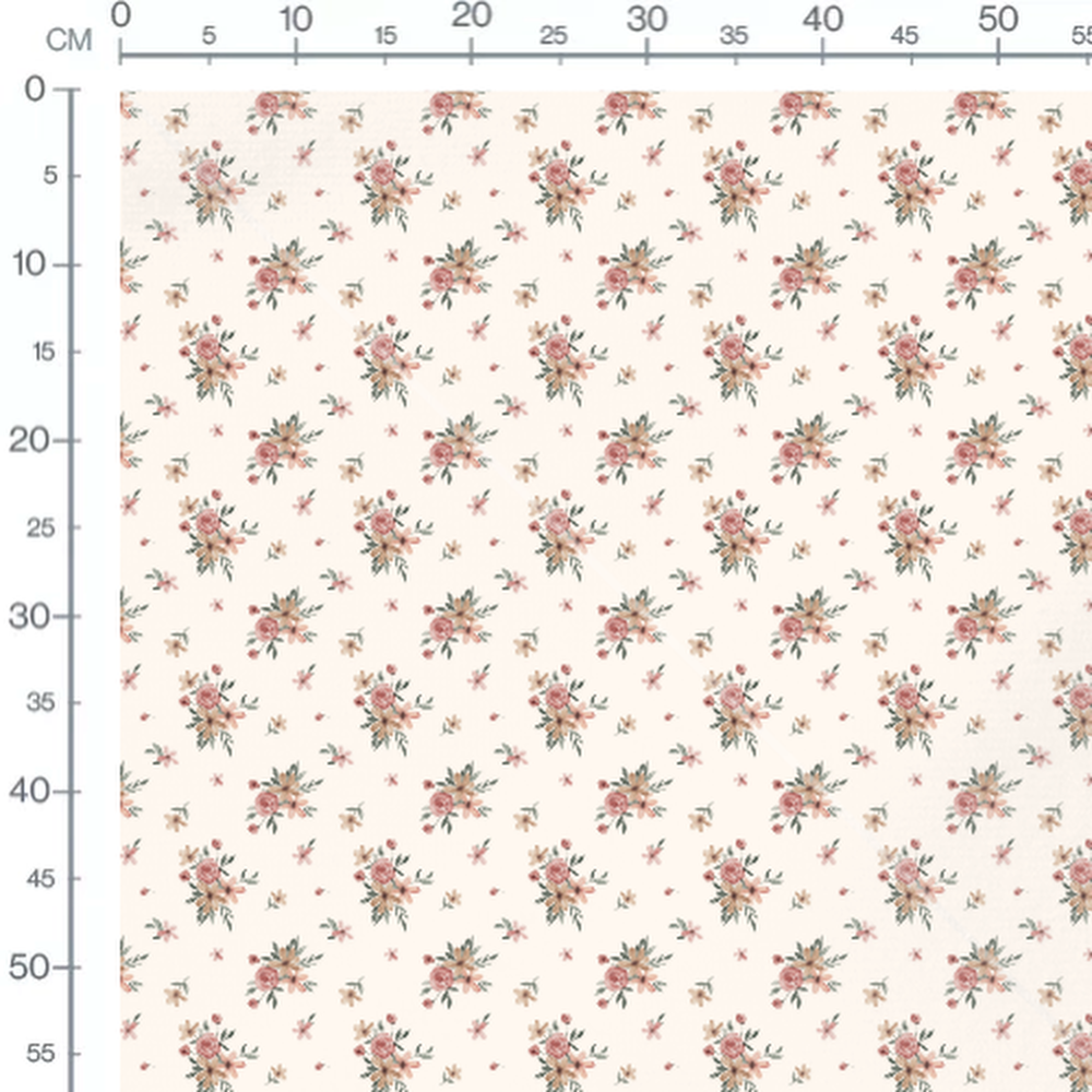 Tissu - Animaux de la forêt colorés