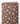 Tissu - Fleurs blanches et roses sur brun