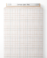 Tissu - Carreaux lignes fines